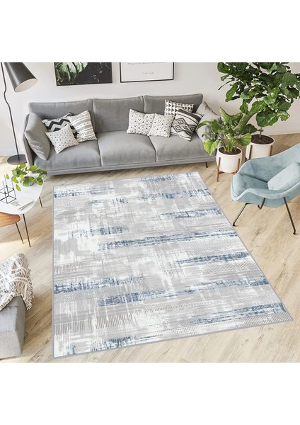 Dijital Baskı Yıkanabilir Kaymaz Taban Salon Halısı RVG0570