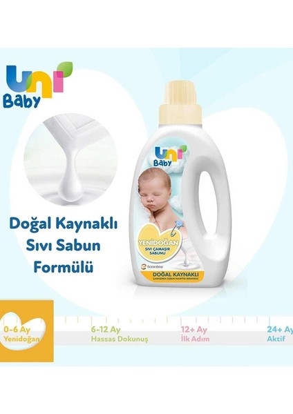 Uni Baby Yenidoğan Sıvı Çamaşır Sabunu 1500 ml