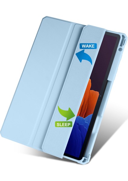 Samsung Galaxy Tab S7 Plus T970 / Tab S7 Fe T730 T736 Üçlü Stand Koruyucu Kılıf Pu Deri + Tpu + Otomatik Uyku / Uyandıran Akrilik Akıllı Kapak (Yurt Dışından) fırsatları