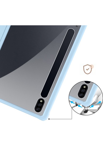 Samsung Galaxy Tab S7 Plus T970 / Tab S7 Fe T730 T736 Üçlü Stand Koruyucu Kılıf Pu Deri + Tpu + Otomatik Uyku / Uyandıran Akrilik Akıllı Kapak (Yurt Dışından) indirimleri