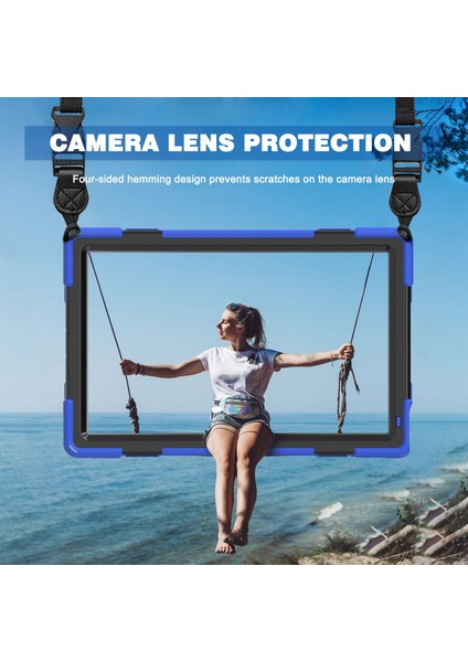 Lenovo Sekmesi Için P11 Pro Gen 2 Kickstand 360 Derece Döndürme El Kayışı Damla Geçirmez Tablet Kılıf Pc + Silikon Koruyucu Kapak (Yurt Dışından) fırsatları