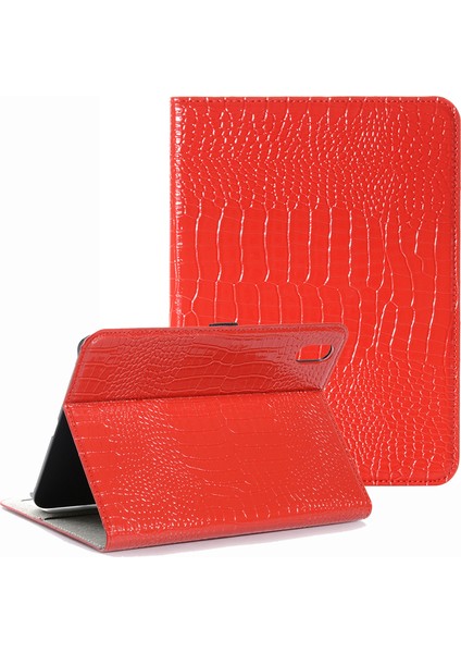 Ipad 10.9 (2022) Pu Deri + Pc Kılıfı Ayarlanabilir Stand Cüzdan Timsah Önleyici Tablet Kapak (Yurt Dışından)