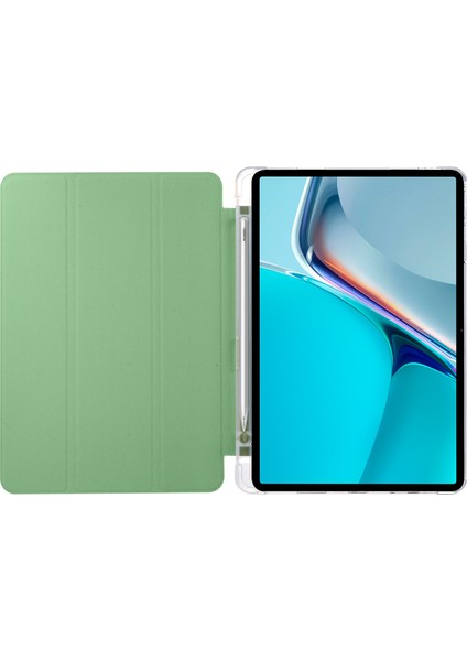 Huawei Için Matepad 11 (2021) Pu Deri Tri-Katlı Stand Folio Şok Geçirmez Kasa Otomatik Uyku / Kalem Tutucu Ile Uyandıran Akıllı Tablet Kapak (Yurt Dışından) fiyatları