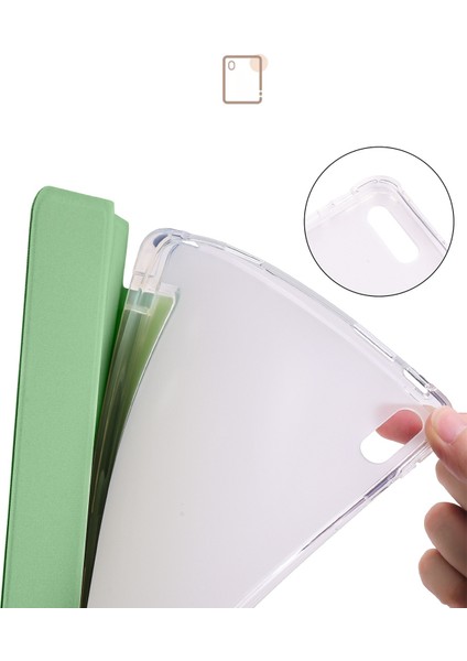 Huawei Için Matepad 11 (2021) Pu Deri Tri-Katlı Stand Folio Şok Geçirmez Kasa Otomatik Uyku / Kalem Tutucu Ile Uyandıran Akıllı Tablet Kapak (Yurt Dışından) indirimleri