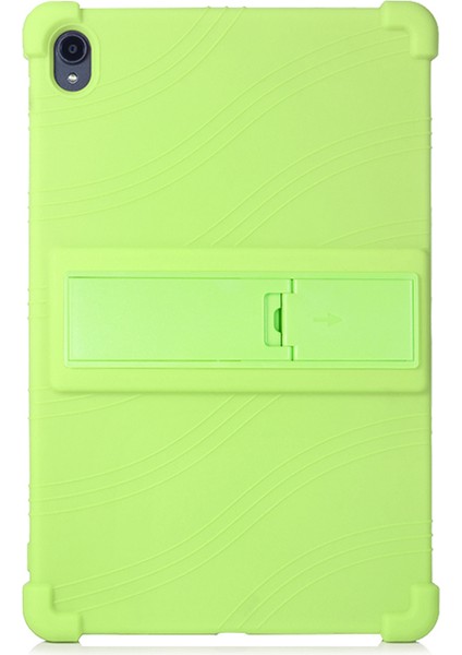 Lenovo Sekmesi Için P11 TB-J606F Yumuşak Silikon Tablet Kılıfı Köşe Koruma Şok Dayanıklı Kapak Pc Kickstand (Yurt Dışından)