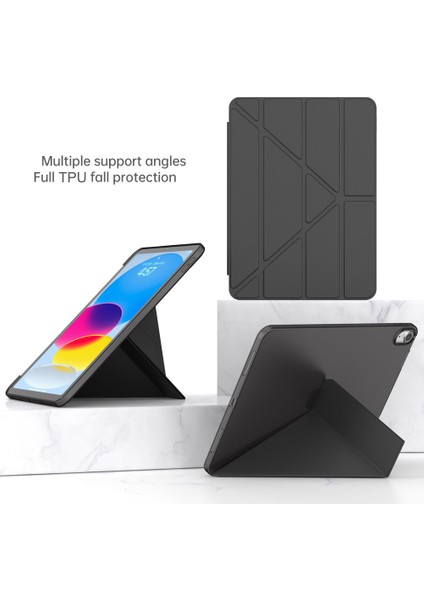 Ipad 10.9 (2022) Origami Stand Pu Deri + Tpu Koruyucu Kılıf Tablet Bırak-Kötü Kapak (Yurt Dışından) indirimleri