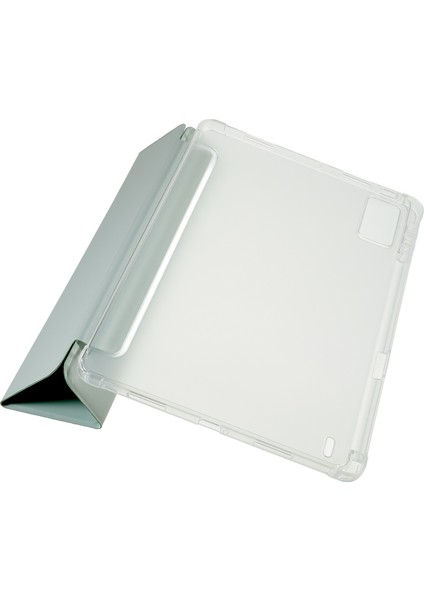 Xiaomi Pad 5 Pro 12.4 (2022) Trifold Stand Pu Deri Tablet Kılıf Tam Koruma Mat Tpu Arka Kapak (Yurt Dışından) fırsatları