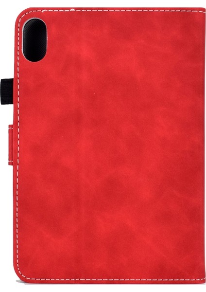 Ipad 10.9 (2022) Için Cowhide Dokulu Deri Tablet Kılıf Şok Geçirmez Kart Tutucu Koruyucu Kapak Standlı (Yurt Dışından) modelleri
