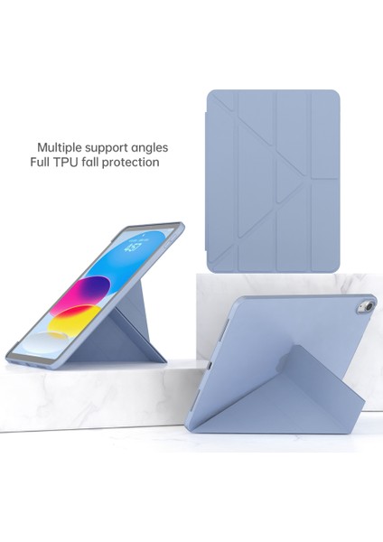 Xfashion Ipad 10.9 (2022) Origami Stand Pu Deri + Tpu Koruyucu Kılıf Tablet Bırak-Kötü Kapak (Yurt Dışından)