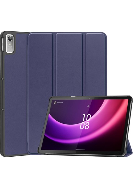 Lenovo Sekmesi Için P11 Gen 2 Pu Deri Üçlü Stand Tablet Şok Geçirmez Kasa Otomatik Uyanma / Uyku Tam Koruma Kapağı (Yurt Dışından)