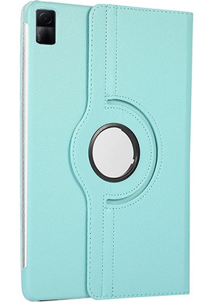 Xiaomi Için Enkay Redmi Pad Litchi Doku 360 Derece Dönen Stand Tablet Kılıf Otomatik Uyku / Uyanık Fonksiyonu Pu Deri + Pc Kapak (Yurt Dışından)