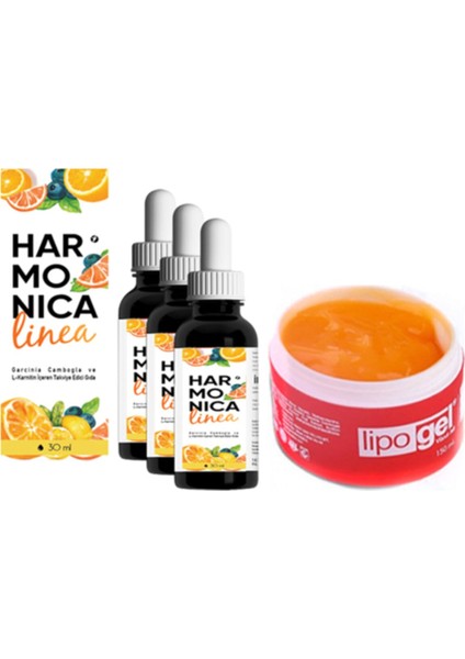 Linea 30ML Damla 3 Ad + Lipo Gel 150ML Jel 1 Ad
