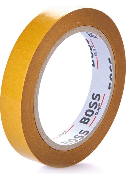 Boss Tape Çift Taraflı Bant - Hobi, Karton, El işleri İçin En:18mm Boy:25mt