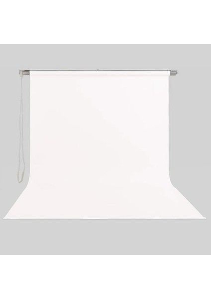 160CM x 270CM Sonsuz Beyaz Fon Perdesi Seti