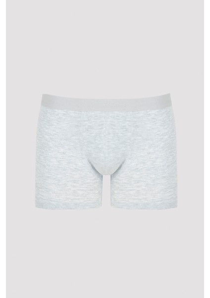 Erkek Basic Gri 3'lü Boxer