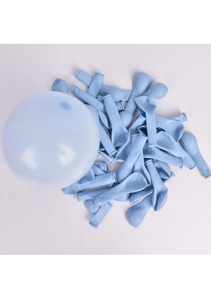 Balon Mini Makaron Mavi 6 Inç 50 Adet