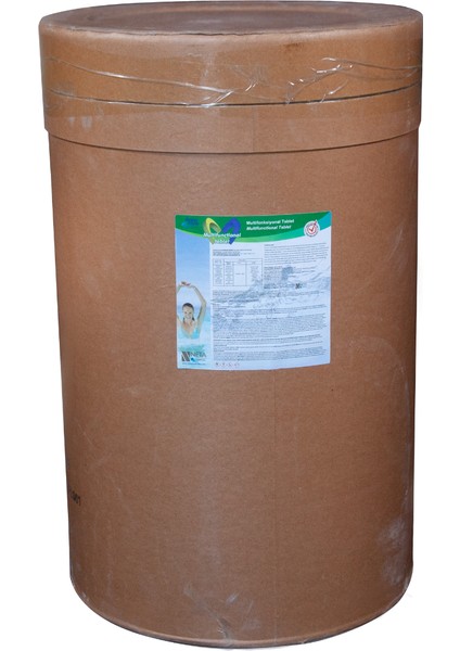 50 kg Multıfunctıonal Stabilize Triklor Multı Tablet 200 gr %90 Klor - Chlorine Tablets-Toptancıyızbiz