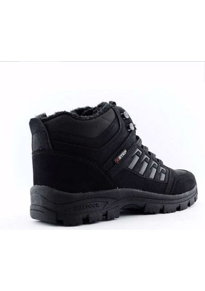 Erkek Siyah Kışlık Kaydırmaz Günlük Spor Traking Soğuk Geçirmez Bot fiyatları