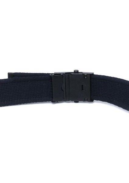 4 cm Siyah Tokalı Lacivert Spor Kanvas Kemer modelleri