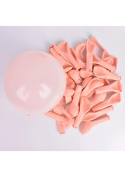 Balon Mini Makaron Somon 6 Inç 100 Adet