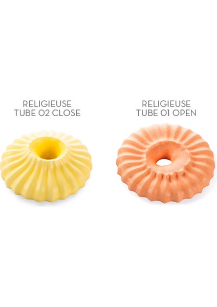 Religieuse Tube 01- Paslanmaz Çelik Mini Kalıp