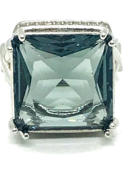 925 Ayar Gümüş Dimond Color Zirkon Taşlı Yüzük modelleri