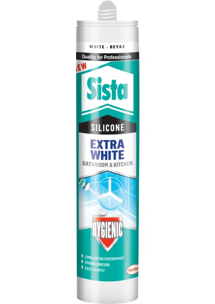 Sista Extra White Banyo & Mutfak Silikonu Beyaz 280 ml