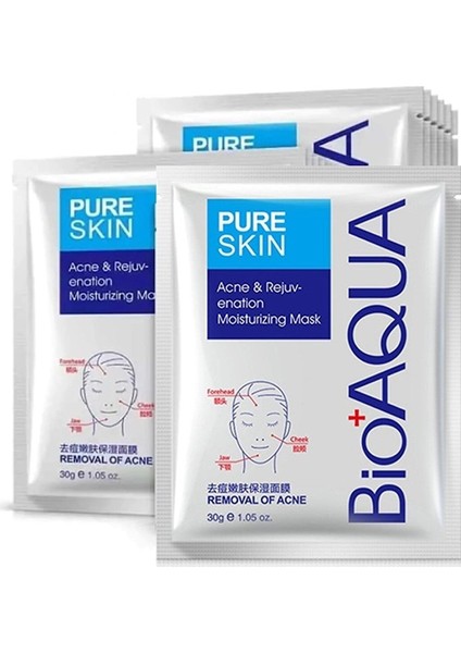 Pure Skin Sivilceye Meyilli Ciltler Için 3'lü Bakım Maske Seti 30 gr x 3 Adet