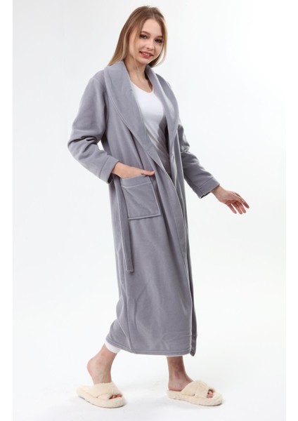 Uzun Şal Yaka Polar Sabahlık 226 fırsatları