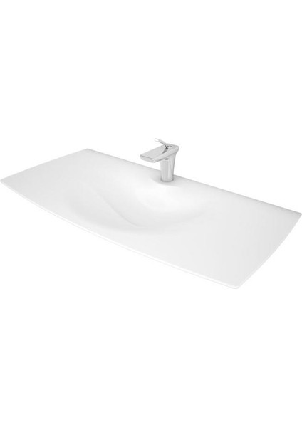 Purity Tezgah Üstü Lavabo + Sifon 48x100 Cm