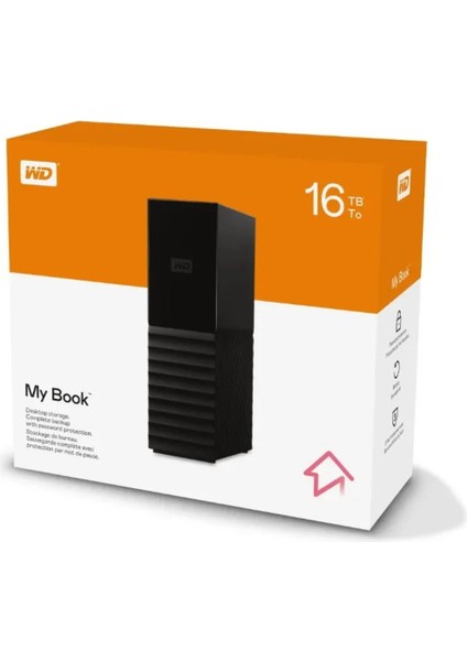 Wd My Book 16TB 3.5 Inç USB 3.0 Harici Disk BBGB0160HBK-EESN