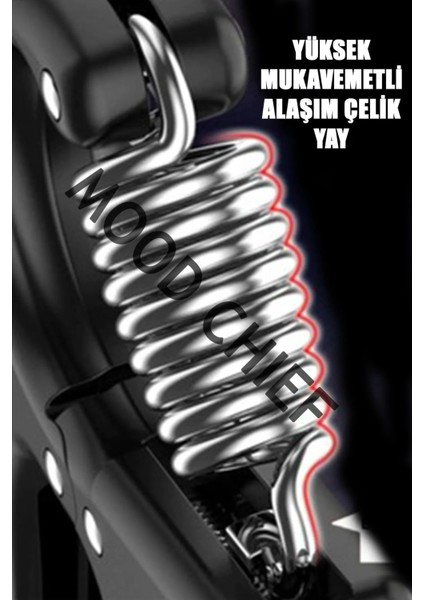 Konforlu 5-60 kg Ayarlanabilir Sayaçlı El ve Bilek Fitness Egzersiz Yay fiyatları