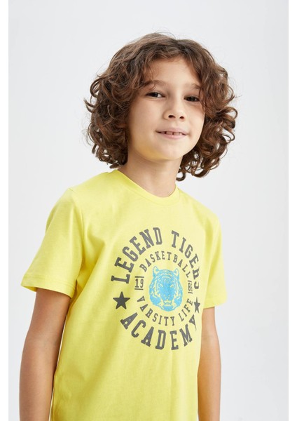 Erkek Çocuk Bisiklet Yaka Kısa Kollu Tişört Y6478A622HS modelleri