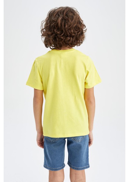 Erkek Çocuk Bisiklet Yaka Kısa Kollu Tişört Y6478A622HS fırsatları