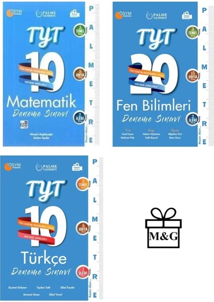 TYT Palme Yayıncılıktre Matematik Fen Bilimleri ve Türkçe Deneme