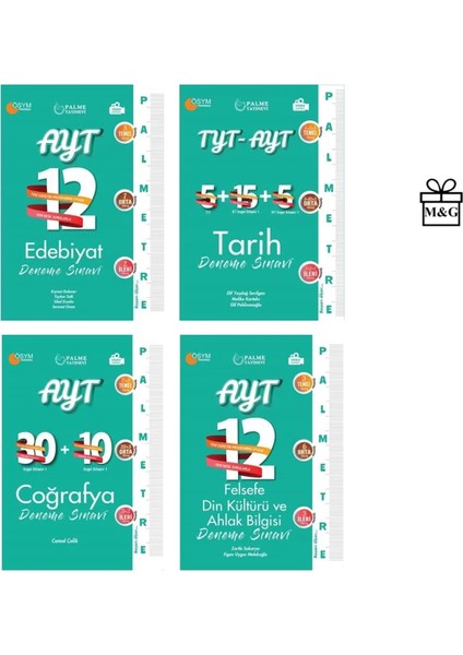AYT Palme Yayıncılıktre Edebiyat Tarih Coğrafya ve Felsefe-Din Deneme
