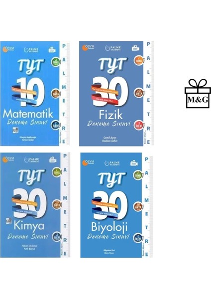 TYT Palme Yayıncılıktre Matematik Fizik Kimya ve Biyoloji Deneme Sınavı