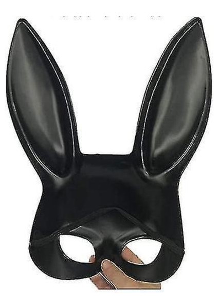 Bunny Maskesi Masquerade Tavşan Maskesi Kadınlar Siyah Uzun Kulaklar Tavşan Bunny Party (Black1) fiyatları