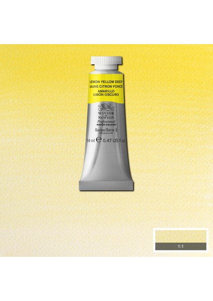 Professional Sulu Boya 14ML Lemon Yellow Deep 348 S.2