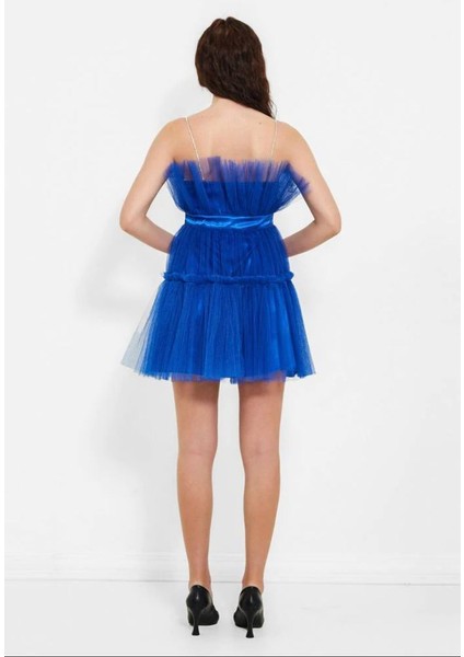 Kadın Tüllü Kabarık Mini Parti Elbisesi fiyatları