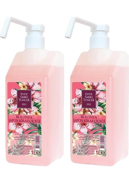 Japon Kiraz Çiçeği Kolonyası Sprey Başlıklı 1 Lt x 2