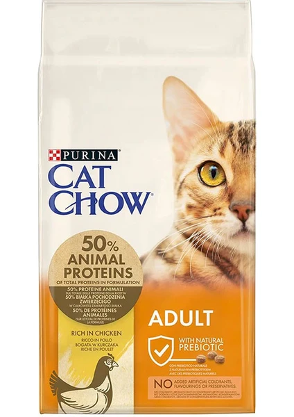 Cat Chow Tavuk ve Hindi Etli Yetişkin Kedi Maması 15kg