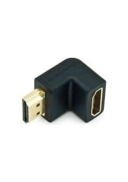 HDMI L Dirsek 90 Derece Çevirici Dönüştürücü Uzatma Adaptörü