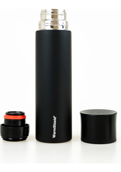 Mat Siyah Çift Katmanlı Paslanmaz Çelik Termos Bardak 750 ml Kahve ve Çay Termosu fırsatları