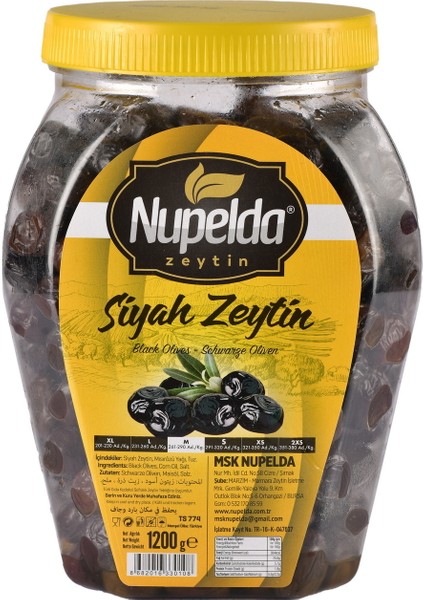 (M) Ebat Siyha Zeytin 1200 gr