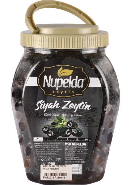 (Xl) Ebat Siyah Zeytin 1200 gr