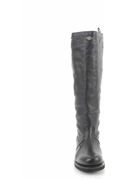 Black Leather Kadın Bot & Bootie HD0777163203 fırsatları