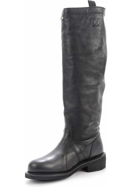 Black Leather Kadın Bot & Bootie HD0777163203 indirimleri
