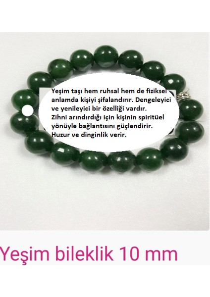 Yeşim Taşı Bileklik 10 mm