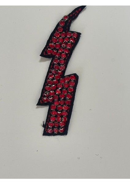 10X3 cm Yıldırım Taşlı Arma Yama Aplike